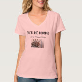 私を荷馬車の車輪のようなママ揺すって下さい Tシャツ (正面)