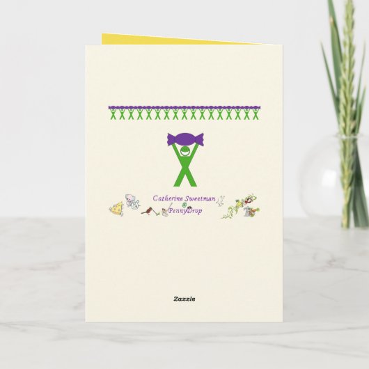 私を蜂蜜のBadassのラーテルの黄色の芸術と電話しないで下さい カード (裏面)