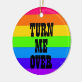 私を裏返す – 感謝してい セラミックオーナメント (左)