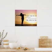 私を見た秋の夕日 ポスター (キッチン)