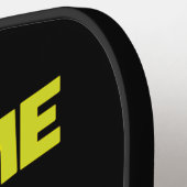 私を見つけるビーチ夏休みデザイン ピックルボールラケット (左詳細)