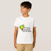 私を見つめても自閉症は治らない(エイリアン) Tシャツ (正面フル)
