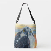 「私を見てるのか?」 クロスボディバッグ (裏面)