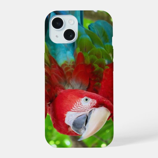 私を見てるの???? iPhone 15ケース (裏面)