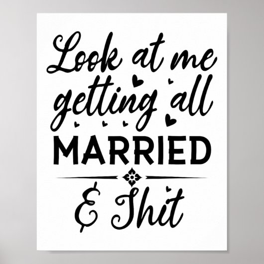 私を見て私は私たち結婚したのすべての妻を花嫁にする ポスター (正面)