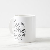私を見て コーヒーマグカップ (正面左)