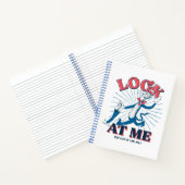 私を見て 帽子をかぶった猫 ノートブック (内部)