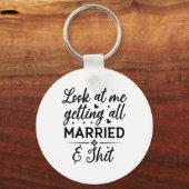 私を見て 結婚する花嫁になる 私 キーホルダー (正面)