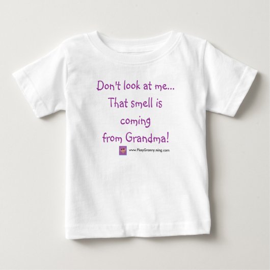 私を見ないで下さい…その臭いがから…来ている ベビーTシャツ (正面)