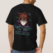 私を見るな、バカ Tシャツ (裏面)
