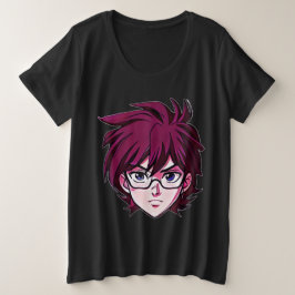 私を見るな、馬鹿者 プラスサイズTシャツ