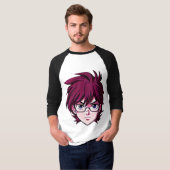私を見るな、馬鹿者 Tシャツ (正面フル)