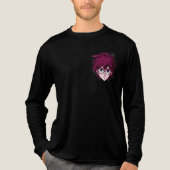 私を見るな、馬鹿野郎 トライブレンドTシャツ (正面)