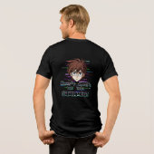 私を見るな、馬鹿 トライブレンドＴシャツ (裏面全面)