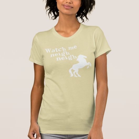 私を見るニグNEIGH Tシャツ (正面)