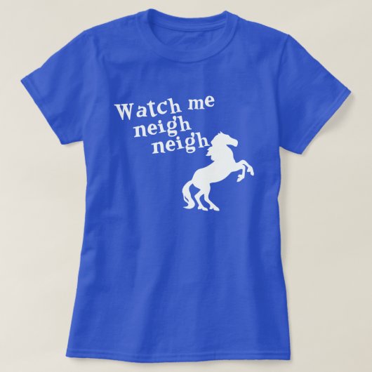 私を見るニグNEIGH Tシャツ (デザイン正面)
