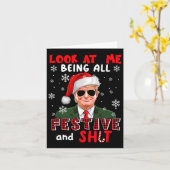 私を見る全てのフェスティバルクリスマスジョークBydフェリング カード (黄色い花)