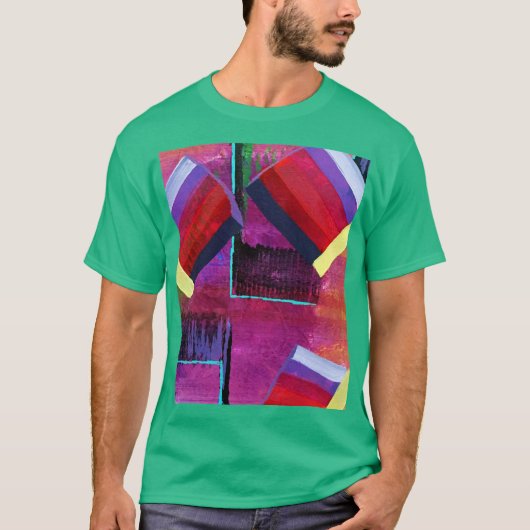 私を見る男停止! Tシャツ (正面)