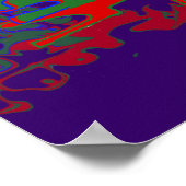 私を見考えたら何を?プリント ポスター (角)