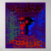 私を見考えたら何を?プリント ポスター (正面)