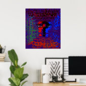 私を見考えたら何を?プリント ポスター (ホームオフィス)