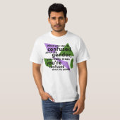 私を言うとき私の性について…混同されます Tシャツ (正面フル)