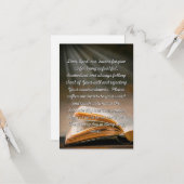 私を許す主祈りの言葉フラットグリーティングカード カード (正面/裏面インサイチュ)