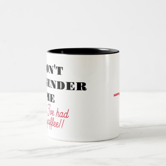 私を誤解しないで…コーヒーマグ ツートーンマグカップ (中央)