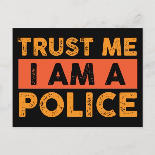 私を警察だと信じて ポストカード (正面)