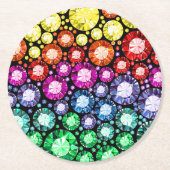 私を豪華にしてくれ ラウンドペーパーコースター (正面)