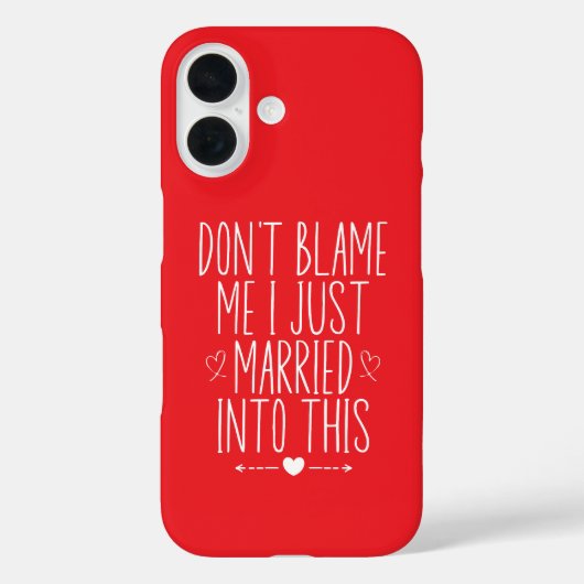 私を責めないでよたった今結婚しました Case-Mate iPhoneケース (裏面)