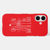 私を責めないでよたった今結婚しました Case-Mate iPhoneケース (裏面 (横))