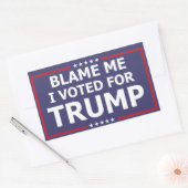 私を責める 長方形シール (封筒)