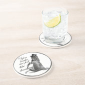 私を踊り感じのように！タップ踊り猫 コースター (側面)