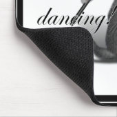 私を踊り感じのように！タップ踊り猫 マウスパッド (コーナー)