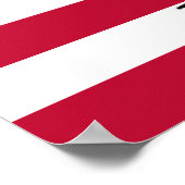 私を踏み付けない – ネイビージャック国旗 ポスター (角)