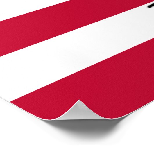 私を踏み付けない – ネイビージャック国旗 ポスター (角)