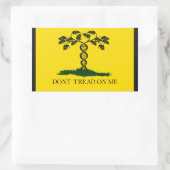 私を踏み付けない – 科学者のために 長方形シール (バッグ)