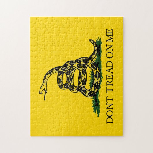 私を踏み付けない – Gadsden国旗 ジグソーパズル (縦)