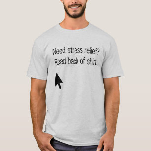 私を蹴って下さい。 ストレスレリーフ、浮き彫りのTシャツ Tシャツ