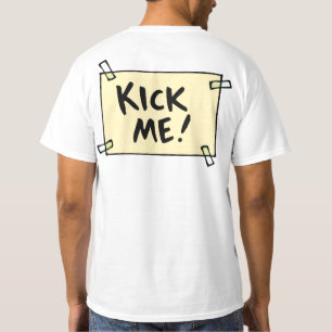 私を蹴って下さい! Tシャツ