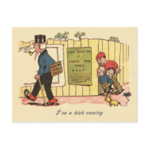 私を蹴るサインいたずら子供たち老人