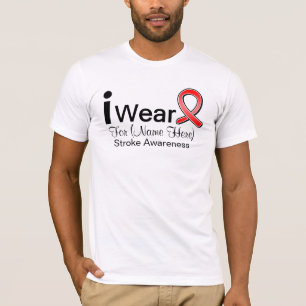 私を身に着けています打撃の認識度のリボンを個人化して下さい Tシャツ