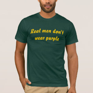 私を身に着けていません紫色のワイシャツを実在して下さい Tシャツ