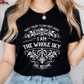 私を輝かせる 全天を私はつかむ 女性ヴィンテージ トライブレンドTシャツ