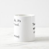 私を逆さま。、真剣に、それあります実際にcoが…回して下さい コーヒーマグカップ (中央)