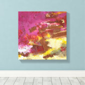 私を通して歩く キャンバスプリント (インサイチュ (ウッドフロア))