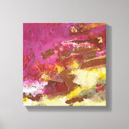 私を通して歩く キャンバスプリント (正面)