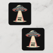 私を連れて行く スクエア名刺 (正面/裏面)