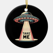 私を連れて行く セラミックオーナメント (正面)